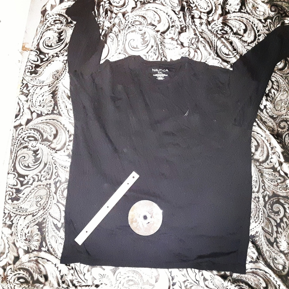 new NAUTICA xxl mens black shirt